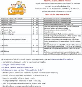 chamamento-publico-projeto-crianca-direito-de-ser